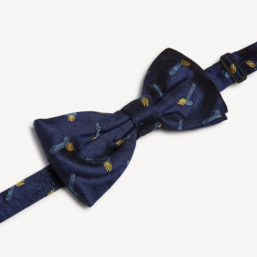 Fornasetti Blue Bowtie Fallo Volare - Elegant Designer Accessory