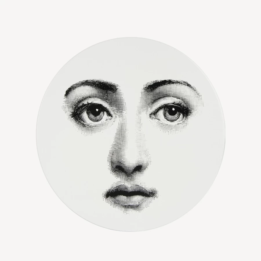 Fornasetti Tema E Variazioni N.6 White and Black Coffee Table