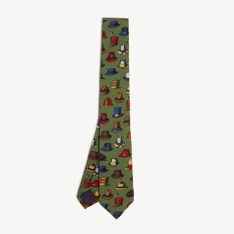Fornasetti Multicolour Tie Cappelli - Stylish Designer Necktie for Men