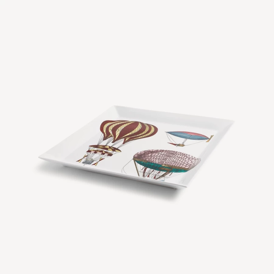 Fornasetti Multicolour Tray Palloni N.2 Decorative Collectible Tray