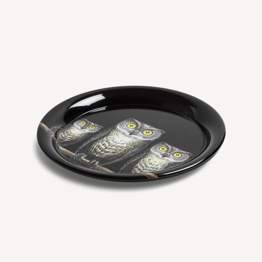 Fornasetti Multicolour Tray Civette Decorative Collectible Tray