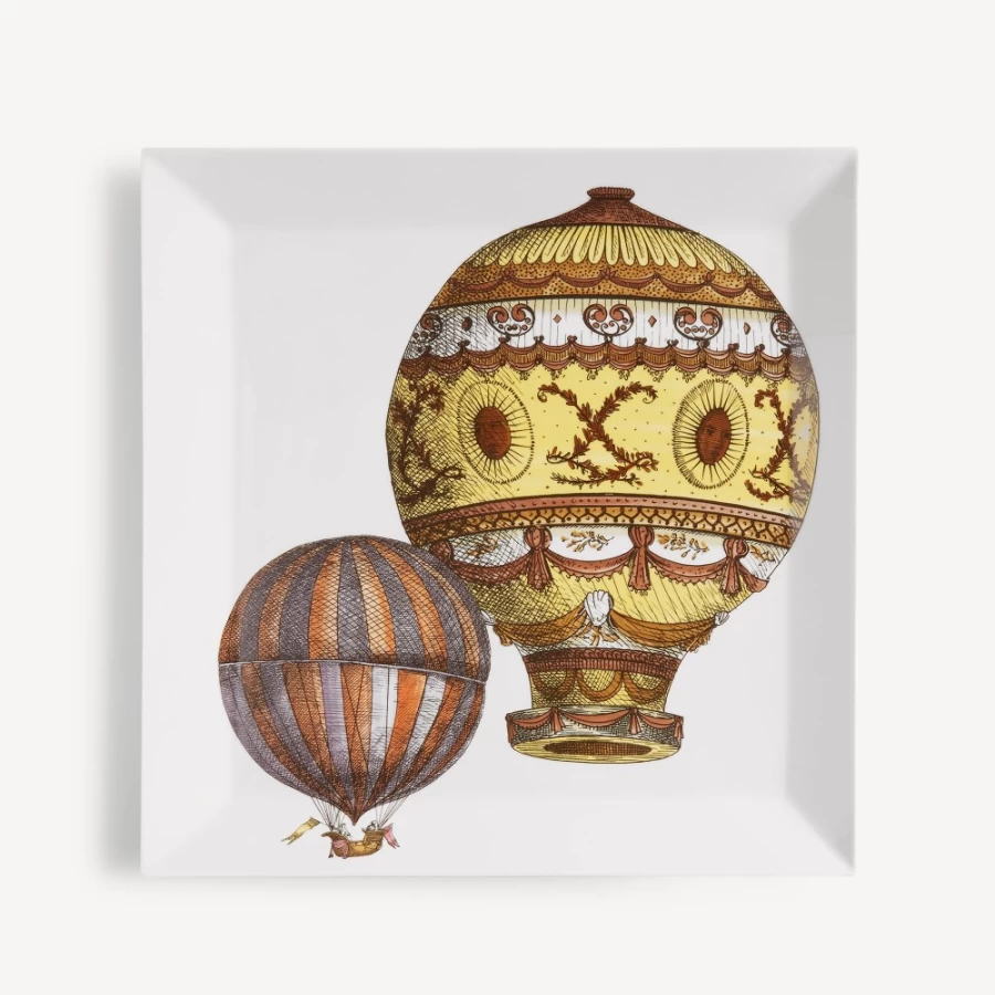 Fornasetti Multicolour Tray Palloni N.1 Decorative Collectible Tray