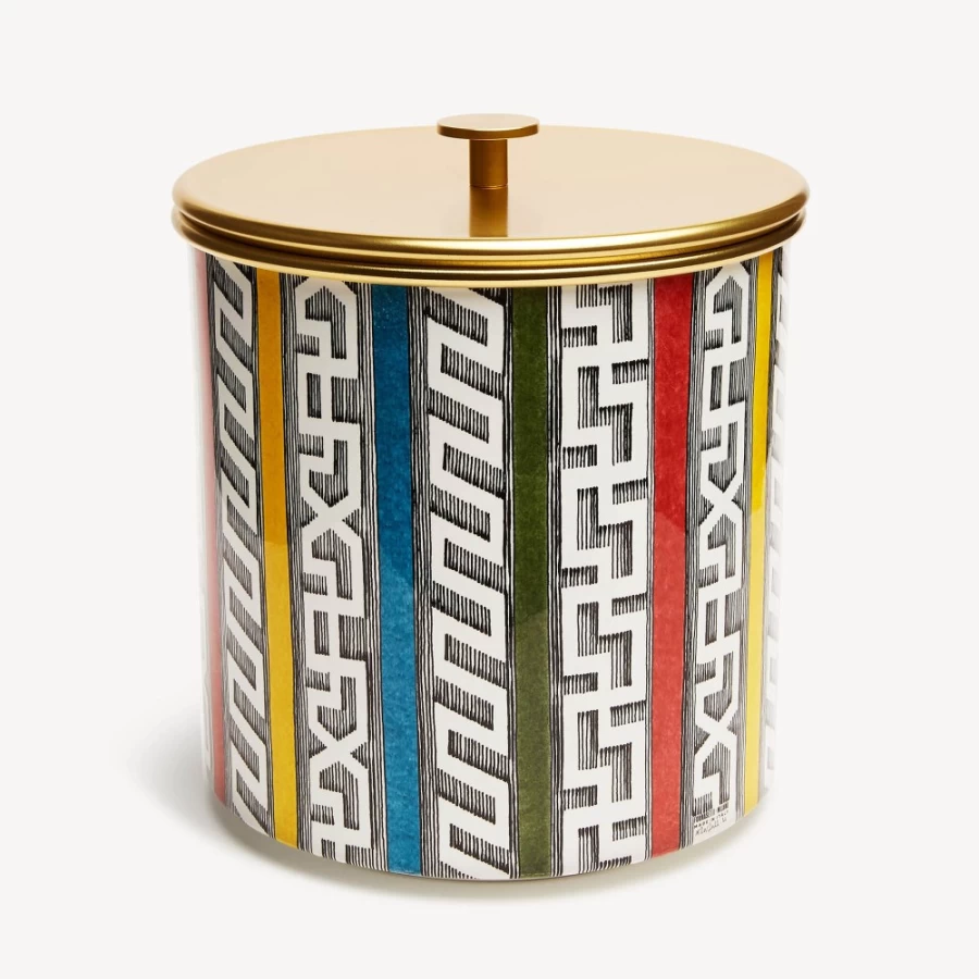 Fornasetti Multicolour Bordi Antichi Ice Bucket - Decorative Designer Cooler
