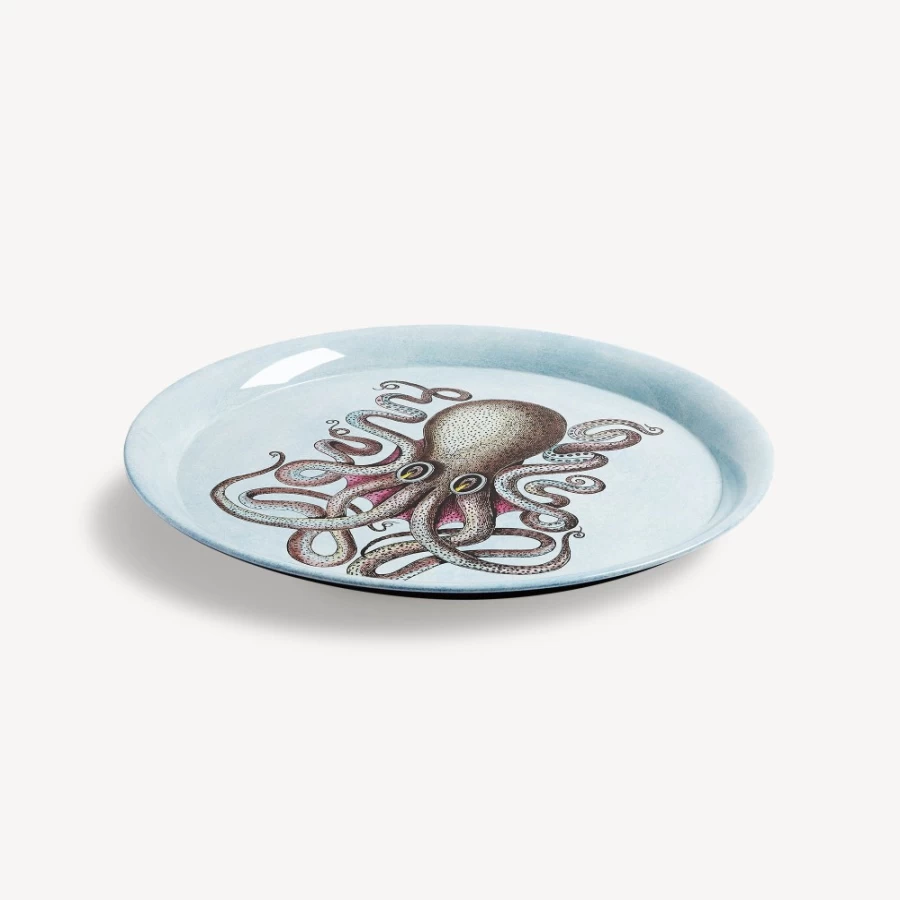 Fornasetti Multicolour Polipo Tray - Decorative Collectible Design Piece