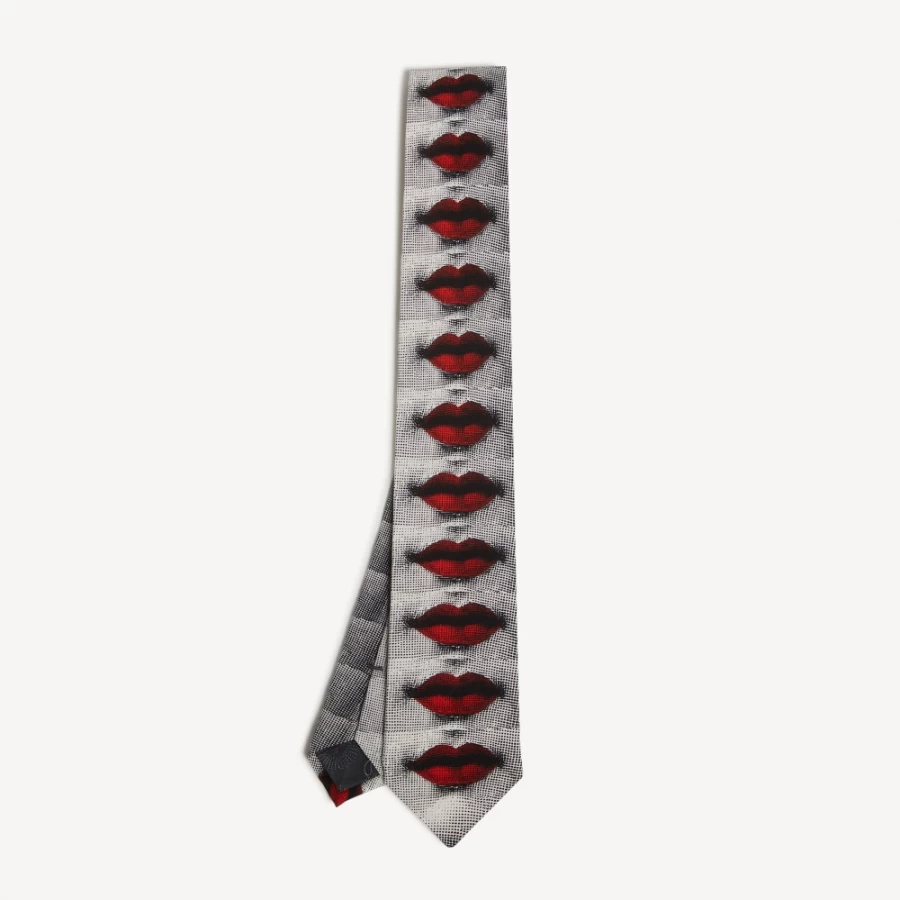 Fornasetti Multicolour Tie Bocche - Stylish Designer Necktie