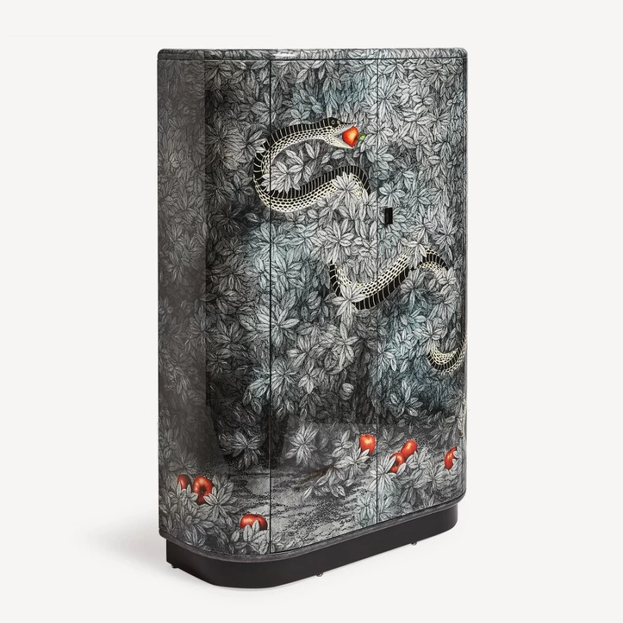 Fornasetti Curved Cabinet Peccato Originale Multicolour Collectible Design Piece