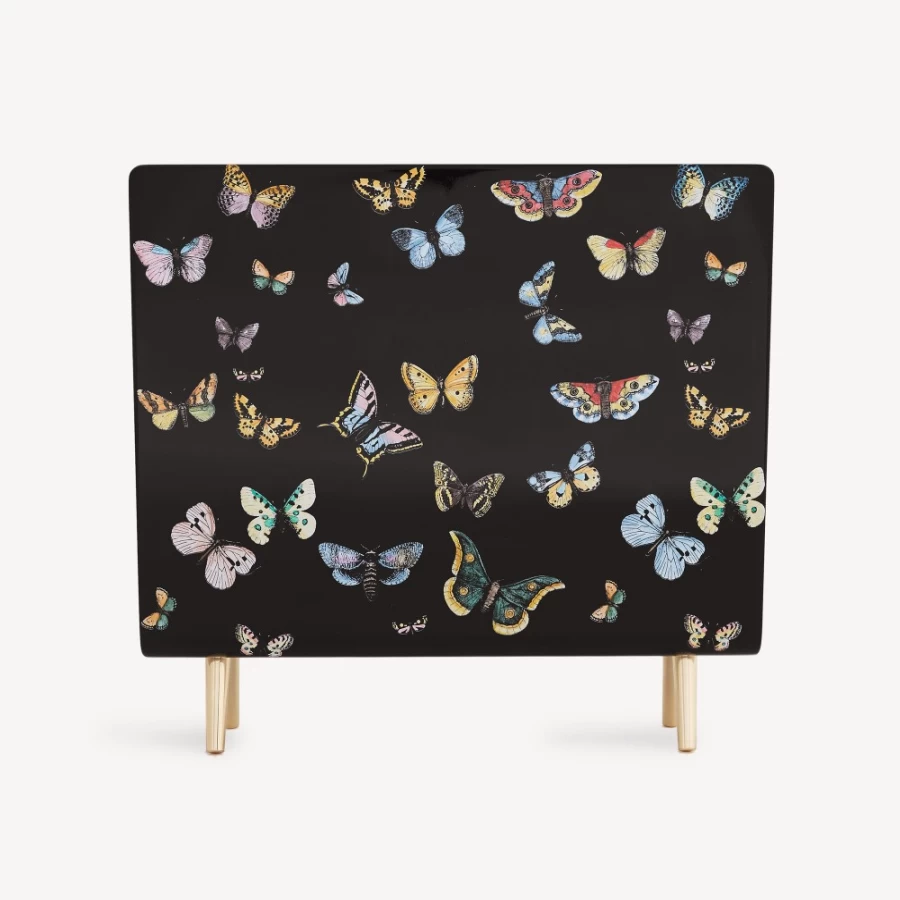 Fornasetti Multicolour Farfalle Magazine Rack - Stylish Storage Solution