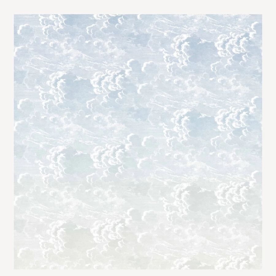 Fornasetti Wallpaper "Nuvole Al Tramonto" in Dawn - Luxury Italian Sky Design