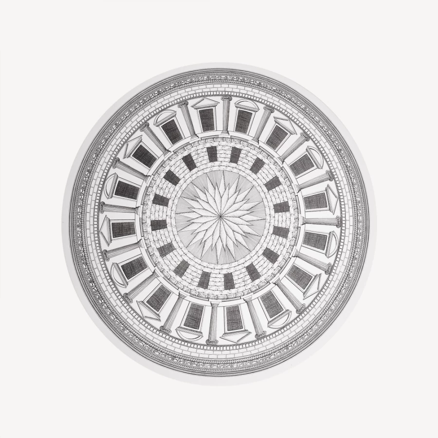 Fornasetti White and Black Cortile Table Top