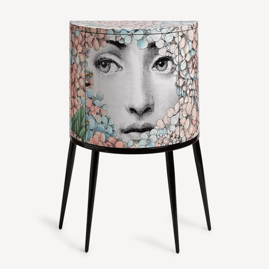 Fornasetti Console Ortensia Multicolour Designer Table - Luxury Italian Home Decor