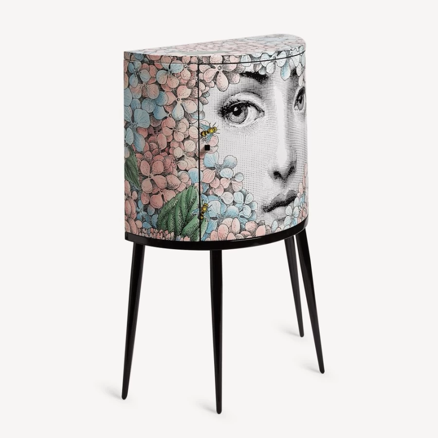 Fornasetti Console Ortensia Multicolour Designer Table - Luxury Italian Home Decor