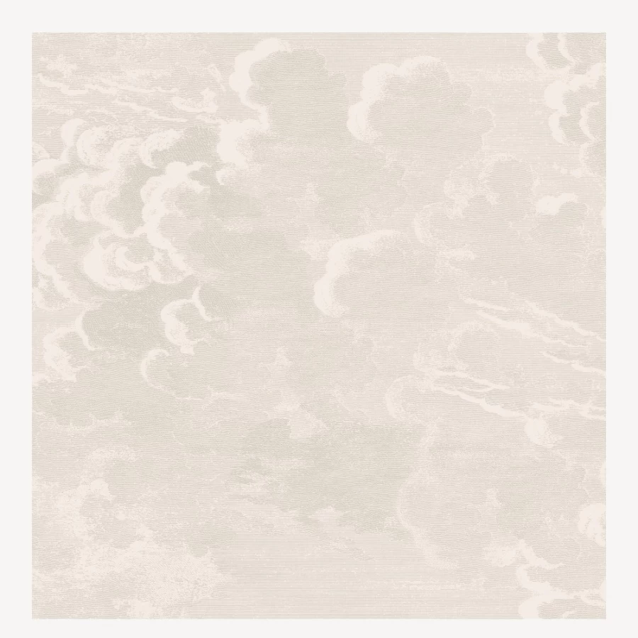 Fornasetti Nuvolette Pearl Wallpaper 2-Roll Set - Luxury Designer Wall Covering