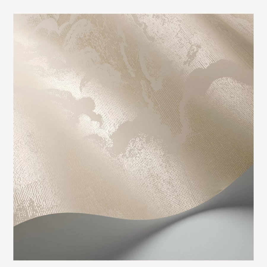 Fornasetti Nuvolette Pearl Wallpaper 2-Roll Set - Luxury Designer Wall Covering